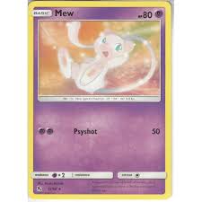 Ancient mew is holographic on both sides and has an amazing illustration of the elusive mew on the. Pokemon Trading Card Game 32 68 Mew Rare Card Hidden Fates Trading Card Games From Hills Cards Uk