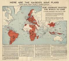 World War One Propaganda Map Advocating American Intervention In 2020 World War One World War War