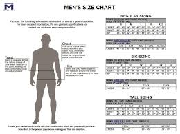 40 Disclosed Size Chart For Big And Tall