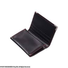 Made of 100% genuine leather. Final Fantasy Vii Business Card Holder Shinra Company Square Enix Store