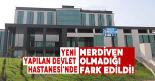 Burada yapılan ilk müdahalenin ardından samsun eğitim ve araştırma hastanesi'ne sevk edildi. Yeni Yapilan Devlet Hastanesi Nde Merdiven Olmadigi Fark Edildi