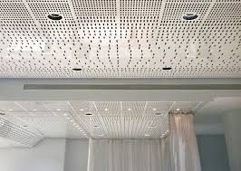 Sciuscia Ceiling Light Design Interior Perforated Metal Panel