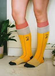 Pencil Knee High Socks Womens Pink Knee High Socks Neon Knee Socks Geek Chic Fashion
