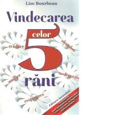 Apărută în anul 2000, cartea despre cele cinci răni nu a încetat să bată recorduri de vânzări în toate cele 16 limbi în care a fost tradusă. Vindecarea Celor 5 Rani Respingere Tradare Umilire Nedreptate Abandon Lise Bourbeau