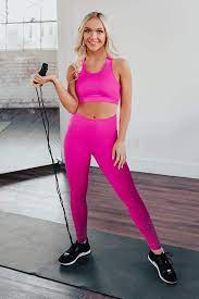 Kylie jenner wears a hot pink sports bra as she poses for see. Boss Babe Sports Bra In Hot Pink Impressions Online Boutique Page 1