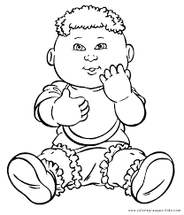 Plus, it's an easy way to celebrate each season or special holidays. Cabbage Patch Kids Color Page