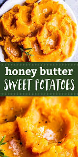 Honey Butter Mashed Sweet Potatoes Recipe Sweet Potato Recipes Mashed Mashed Sweet Potatoes Recipes
