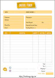 Order Form Template Printable Small Business Order Form Invoice Template Generic Order Form Blank Order Form Template Invoice Printable Invoice Template Online Shop Design Logo Online Shop