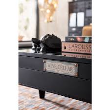 Free shipping on all textiles. Coffee Table Collector Black 122x55cm Kare Design