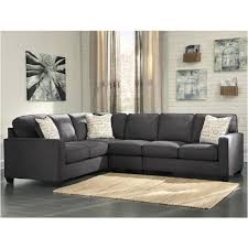 Ashley furniture mccaskill leather reclining sofa and loveseat. 1660166 Ashley Furniture Alenya Charcoal Left Arm Return Sofa