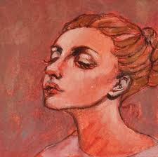 Base with inktense blocks, drawing made with watercolor pencil, medium  tones with neocolor 2 and highlight with liquitex heavy body. My experience  with mixed media goes on...