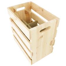 The dimensions of a wooden wine case vary by up to 2 inches depending on the size of the bottles the winery manufactures. Other Gift Wrapping Supplies Home Garden 6 Bottle Size French Wooden Wine Crate Box Hamper Storage 10 X Marked Seconds Bistrozdravo Com