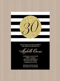 Black And Gold Birthday Party Invitations Gold 30th Birthday Party Invitation Black And White Stripes 30th Birthday Invit 21st Birthday Invitations 30th Birthday Invitations 40th Birthday Invitations