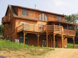 From the low country and cracker houses of the south atlantic states to the cottage homes of new england and the log houses and cabins of recreational retreats nationwide, country home plans offer a distinctly american style of living. 15 Two Storey Log Cabin That Will Bring The Joy House Plans