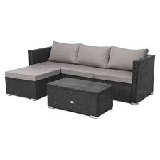 Wunderbares sofa, schön und kompakt. Svita Queens Polyrattan Lounge Eck Sofa Kaufland De