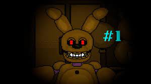 The empty bonnie suit seen on cam 02 possibly disproves this though it could easily be a. Purple Guy In Spring Bonnie Suit Super Fnaf Part 1 Night 1 Youtube