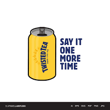 Say It One More Time Twisted Tea Svg Most Popular Svg Can Etsy In 2021 Twisted Tea Tea Meme Twist