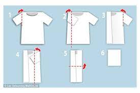 6 Clothes Folding Hacks That Save Closet And Drawer Space Folding Clothes Drawer Space Shirt Folding