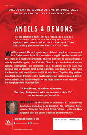 Come with me to this enchanting and mysterious world dan brown offers to his readers. Angels Demons Book By Dan Brown Official Publisher Page Simon Schuster