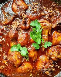 Ayam 1/2 buah jeruk nipis 2sdm margarin bawang bombay. Resepi Ayam Masak Merah Kismis Resepi Merory Sedap Betul