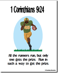 Check out our 1 corinthians 9 24 selection for the very best in unique or custom, handmade pieces from our shops. Memory Verse Helps 1 Corinthians 9 24 A Teaching Mommy
