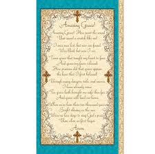 Chris tomlin's version of amazing grace (my chains are gone) was nominated for. Cotton Fabric Panel Fabric Amazing Grace Song Lyrics 4my3boyz Fabric