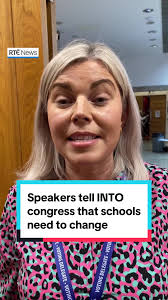 A Cork teacher has told the annual congress of the Irish National Teac...