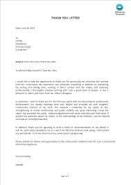Sample letter asking for an assignment extension. Kostenloses Sample Post Internship Thank You Letter Word Format