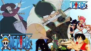 While using santoryu, zoro has a tendency to hold his left hand blade with a reverse. Zoro Vs Mehawk 4kids Dub Youtube