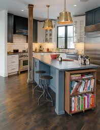 It has drawings of food, sections for a table of contents, recipes, and even describes how to make an index. Kitchen Island With Bookcase Transitional Kitchen Bay Cabinetry