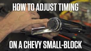 As the dizzy is turned, the revs should start to rise. How To Adjust Timing 350 Chevy Small Block Hagerty Diy Youtube