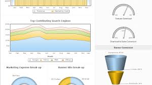 sales dashboard from fusion charts dashboard zone