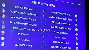 Uefa Champions League Round Of 16 Draw - 20182019 - Allsportsnews Football News Uefachampio Champions League Club Atletico De Madrid Uefa Champions League