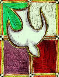 Pentecost Banner Liturgical Colours Art Holy Spirit