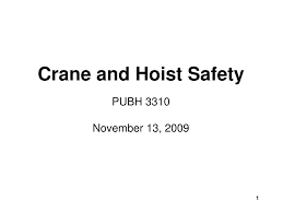 ppt crane and hoist safety powerpoint presentation free