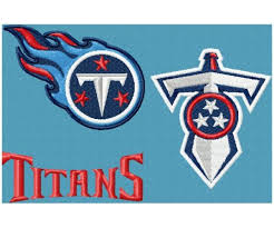Tennessee titans vector logo, free to download in eps, svg, jpeg and png formats. Tennessee Titans Logo Machine Embroidery Design For Instant Download