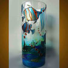 It is easier to paint mirror tiles on a table so don't apply them to the wall if you are using new tiles. Diy Glass Painting Patterns Ideas