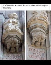 # who are you, mr konrad? Wo Und Warum Die Stein Statue Die Sich Selbst Begluckt