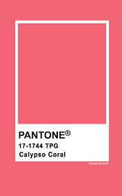 Pantone Calypso Coral 17 1744 Pantone Colour Palettes Pantone Pantone Color Chart