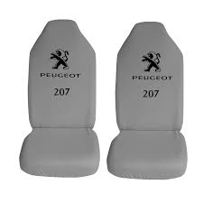 Peugeot 207 Ozel Araba Oto Koltuk Kilifi On Koltuklar Gri Penye Araca Ozel Baskili Bayilere Ozel Kdv