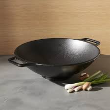 Lodge Cast Iron Wok Reviews Crate And Barrel Lodge Cast Iron Wok Cast Iron Wok Cast Iron Bakeware