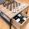 The garrison coffee & gaming table is designed to act as your gaming center in a living room, kids room or other smaller area. 1