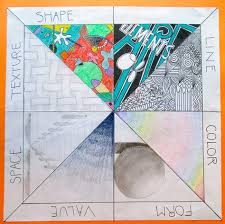 Elements Of Art Review Project For The Beginning Of A Semester Maybe An End Of The Year With The Im Art Worksheets Middle School Art Projects Elementary Art