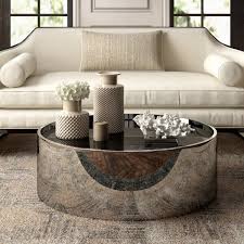 Alphaville Drum Coffee Table In 2020 Drum Coffee Table Solid Coffee Table Coffee Table