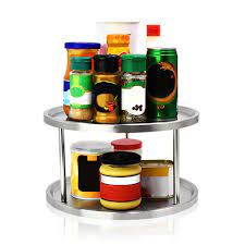 Jun 19, 2020 · a fully empty and unused room corner can be easily transformed into a functional storage area with this very simple and basic storage rack. Storage Rack 2 Layer Rotating Seasoning Bottle Kitchen Storage Rack Storage Box Stainless Steel Material Buy At A Low Prices On Joom E Commerce Platform