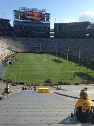 Lambeau Field 400 Level Sideline Outdoor Club Football