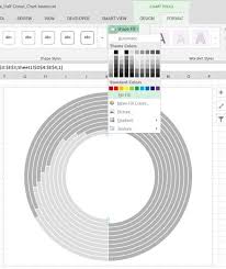 Half Donut Chart Infographic Style Beat Excel