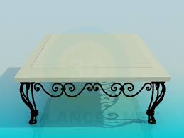Choose from our classic drake gothic design or create a nautical, beach vibe with our laguna anchor. 3d Model Coffee Table With Wrought Iron Legs 3125 3dlancer Net