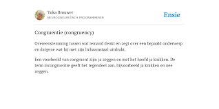 Congruentie (congruency)