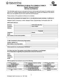 Als grundlage für die risikobewertung einzelner länder gelten. Medigold Health Questionnaire Fill Online Printable Fillable Blank Pdffiller